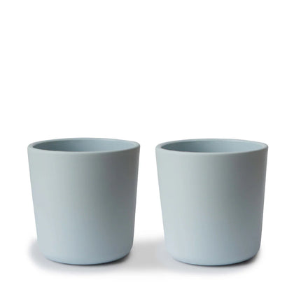 mushie Dinnerware Cup Set of 2 - Powder Blue