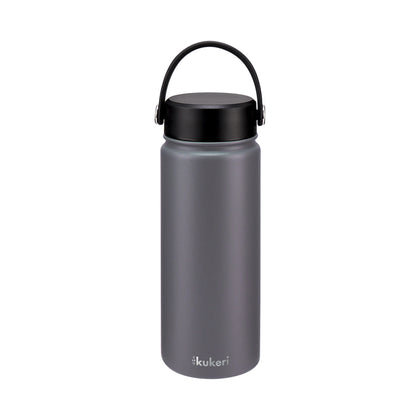 Kukeri 500ml Double Wall Vacuum Bottle - Grey