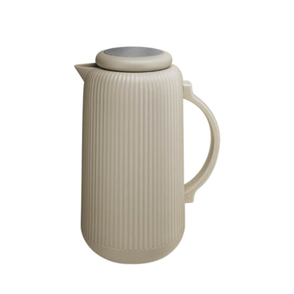 [NEW ARRIVAL] Kukeri 1L Glass Vacuum Insulated Flask - Latte (24070036-2160-LATTE)