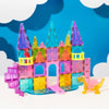 MAGNA-TILES Castle DLX + microMAGS 48 Piece Set (242048CA)