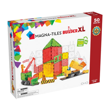 MAGNA-TILES Builder XL 50 Piece Set (242050TR)