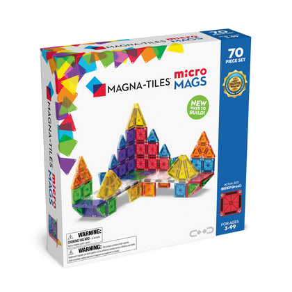 MAGNA-TILES microMAGS 70 Piece Deluxe Set (244070MM)