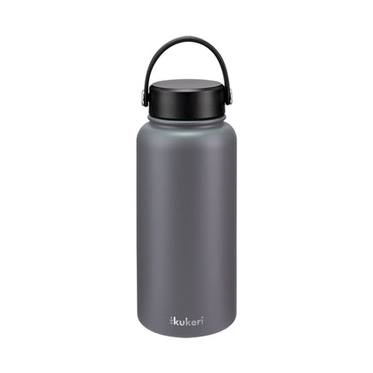 Kukeri 1000ml Double Wall Vacuum Bottle - Grey