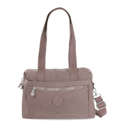 Laselle Lightweight Tote with Detachable Long Strap - Sand