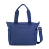 Laselle Lightweight Tote with Detachable Long Strap - Blue