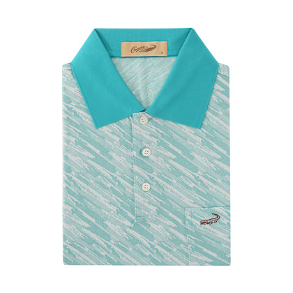 Crocodile Short-Sleeved Polo - Col C
