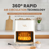 Russel Taylors 4.5L Retro Series Air Fryer - Cream