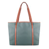 SARRER Leather Trimmed Tote Bag - Blue