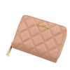 Carlo Rino Embossed Leather Wallet - Pink