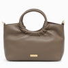 Castello Nappa Leather Tote cum Shoulder Bag - Ash Grey (3576)