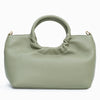 Castello Nappa Leather Tote cum Shoulder Bag - Sage Olive (3576)