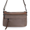 SARRER Leather-Trimmed Lightweight Nylon Crossbody Bag - Brown