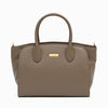 Castello Nappa Leather Tote cum Shoulder Bag - Ash Grey (3702)