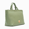 Castello Nappa Leather Tote cum Shoulder Bag - Evergreen (3708)