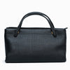 Castello Nappa Leather Tote cum Shoulder Bag - Jet Black (3712)