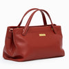 Castello Nappa Leather Tote cum Shoulder Bag - Oxide Red (3712)