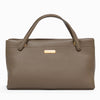 Castello Nappa Leather Tote cum Shoulder Bag - Ash Grey (3712)