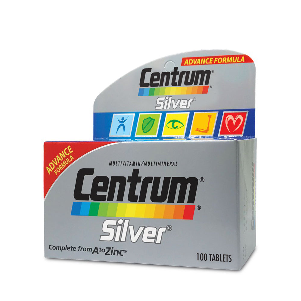 Centrum Advance Formula Silver Multivitamin & Multimineral 100 Tablets