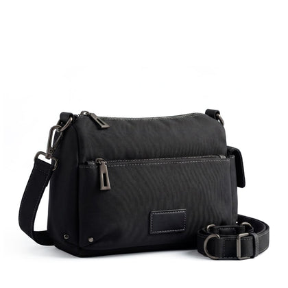 SARRER Lightweight Nylon Crossbody Bag - Black