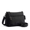 SARRER Lightweight Nylon Crossbody Bag - Black