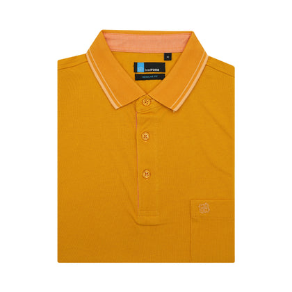 [Mix & Match 2 for $59] bradFORD Short-Sleeved Polo - Yellow