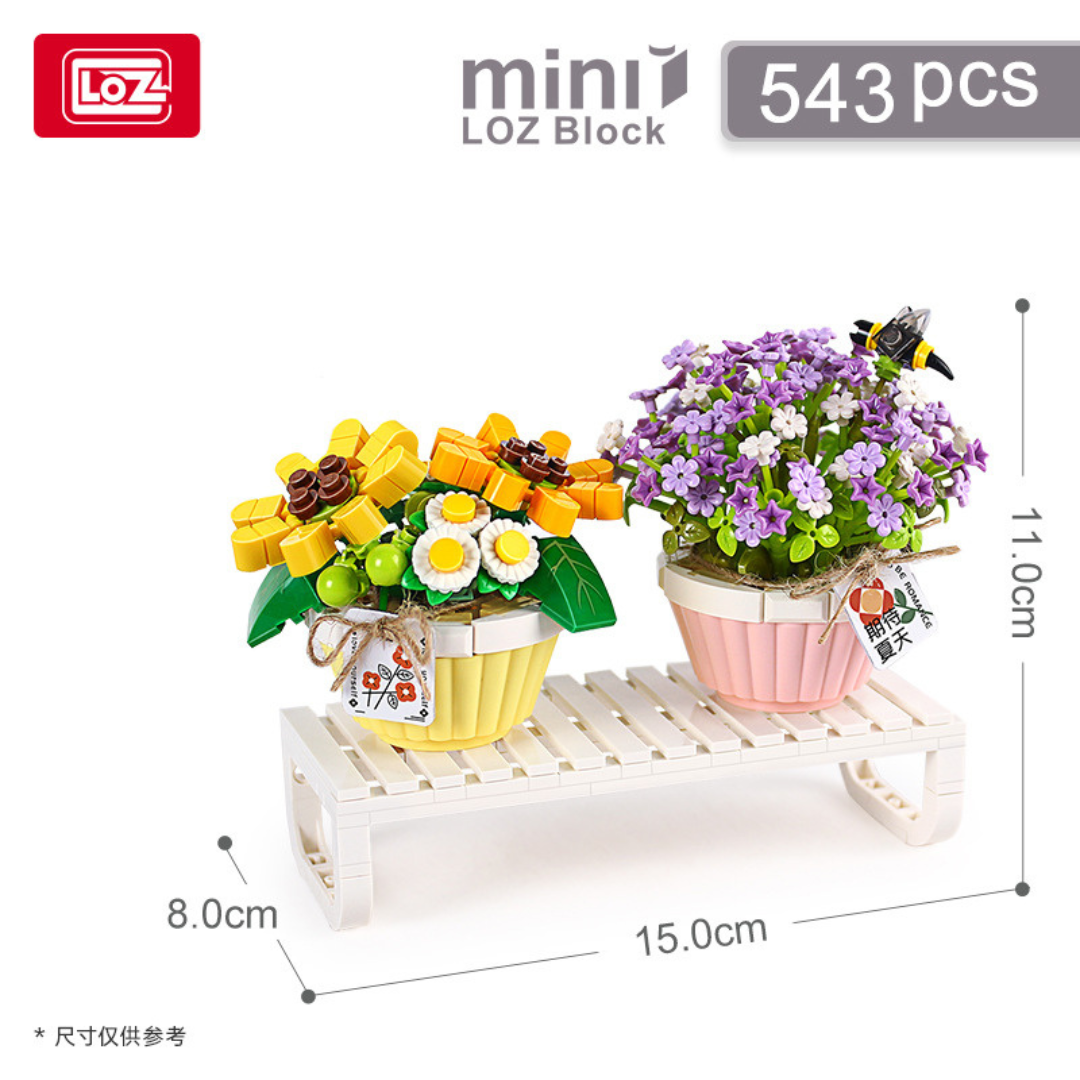 LOZ Micro Plants Mini Building Block 1674 - Summer Light