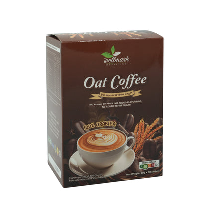 WELLMARK Oat Coffee 30g x 10 Sachets