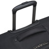 Delsey Paris Securitech Vanguard DY40038 55cm 4 Double Wheels Expandable Cabin Soft Trolley Case - Black