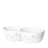 CORELLE 2pc Noodle Bowl Set - Silver Crown