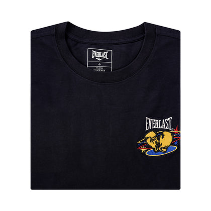 Everlast Round Neck Graphic Tee - Black