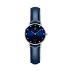 Black By Blue Brave Diamond in the Hand 26mm Watch - Blue Leather