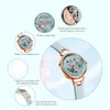 Black By Blue Brave Cherry Blossom Blue Mother of Pearl Dial Sakura Petal Hand