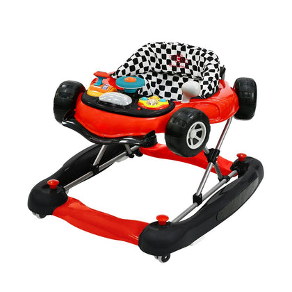 Lucky Baby Racer Plus 2 in 1 Baby Walker/Rocker - Black