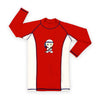 tee-pee-to UV50+ Long Sleeve and Shorts Ninja Set - Red/White