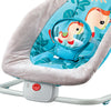 Lucky Baby Infant to Toddler Deluxe Baby Cradle with Toy Rocker - Safari Print