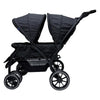 Lucky Baby City Dou Plus Twin Stroller - Black