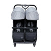 Lucky Baby City Hopper Twin Stroller - Grey / Black