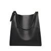 SARRER Leather Shopper Bag - Black