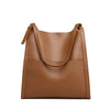 SARRER Leather Shopper Bag - Brown