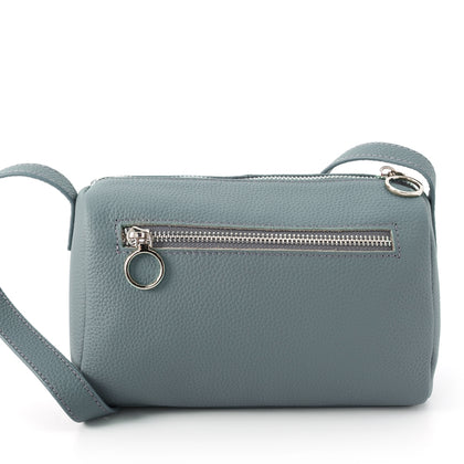 SARRER Leather Crossbody Bag - Blue