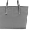 SARRER Leather Shopper Bag - Grey