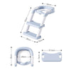 Lucky Baby Grow Up Potty Training Seat with Ladder - Blue