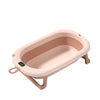 LUCKY BABY SALY™ Collapsible Bath Tub with Thermometer + Bath Support - Pink