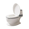 LUCKY BABY Mini Toilet Potty with Flash Sound PVC Seat - Grey