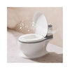 LUCKY BABY Mini Toilet Potty with Flash Sound PVC Seat - Grey