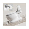 LUCKY BABY Mini Toilet Potty with Flash Sound PVC Seat - Grey