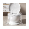 LUCKY BABY Mini Toilet Potty with Flash Sound PVC Seat - Grey