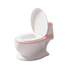 LUCKY BABY Mini Toilet Potty with Flash Sound PVC Seat - Pink