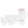 CORELLE Coordinates 5pc Carafe & Mug Set