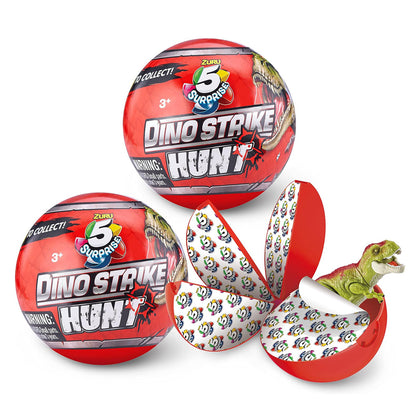 Zuru 5 Surprise Dino Strike HUNT - Assorted Mystery Surprise Capsule Collectible Toy